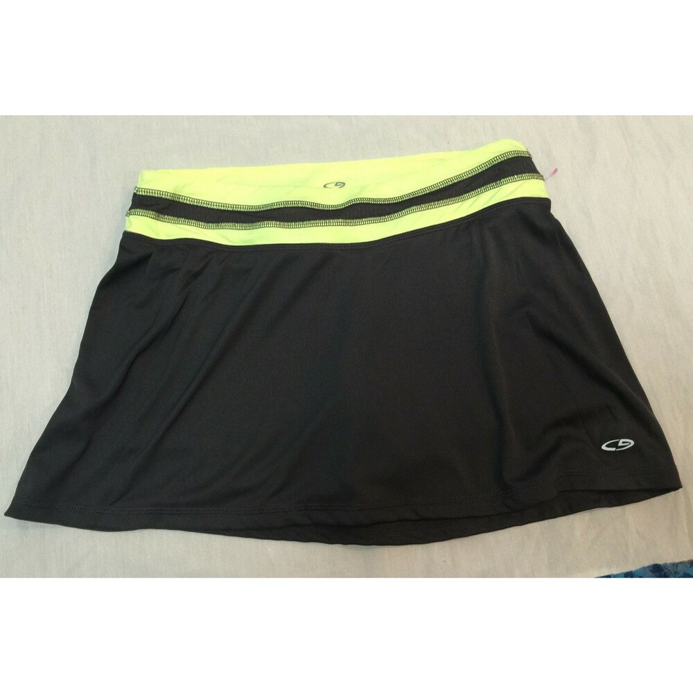 CHAMPION DUO DRY WOMENS PULL ON ATHLETIC SKIRT SKORT WITH BUILT SHORTS SIZE S